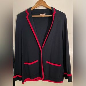Brooks Brothers Red Fleece Cardigan